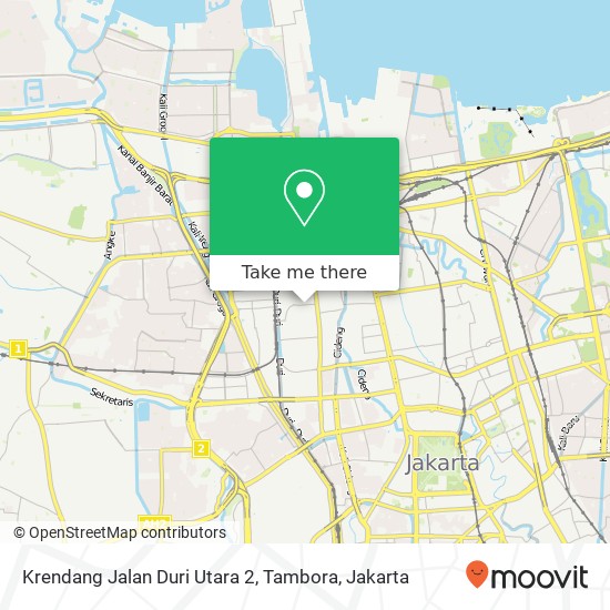 Krendang Jalan Duri Utara 2, Tambora map