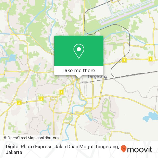 Digital Photo Express, Jalan Daan Mogot Tangerang map