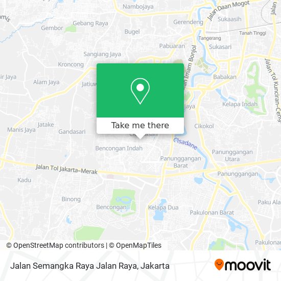 Jalan Semangka Raya Jalan Raya map