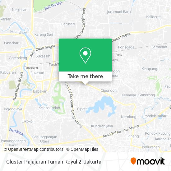 Cluster Pajajaran Taman Royal 2 map