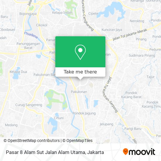 Pasar 8 Alam Sut Jalan Alam Utama map