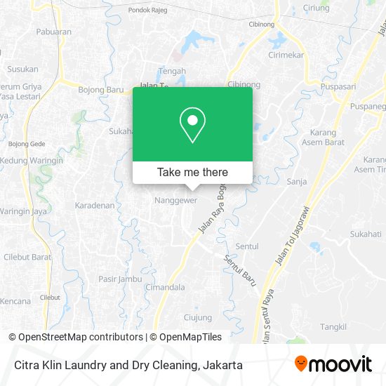 Citra Klin Laundry and Dry Cleaning map