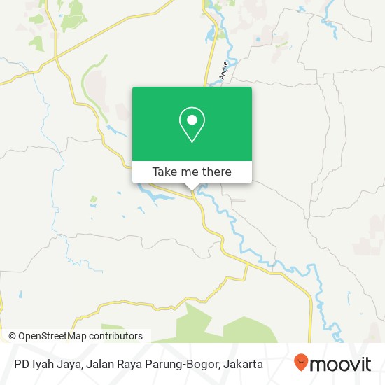 PD Iyah Jaya, Jalan Raya Parung-Bogor map