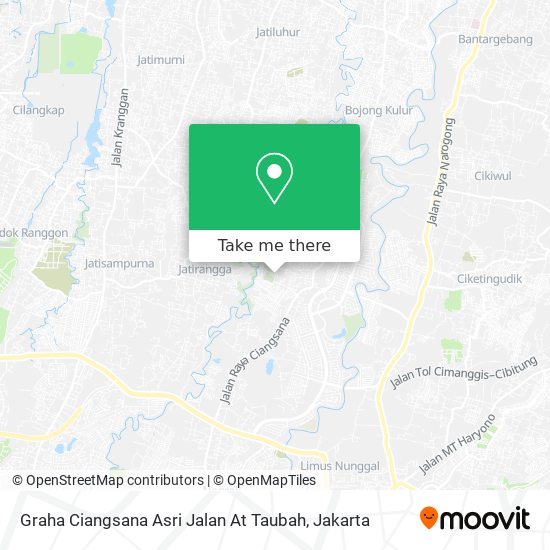 Graha Ciangsana Asri Jalan At Taubah map