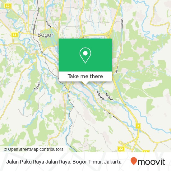 Jalan Paku Raya Jalan Raya, Bogor Timur map