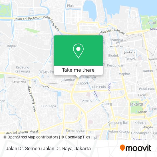 Jalan Dr. Semeru Jalan Dr. Raya map