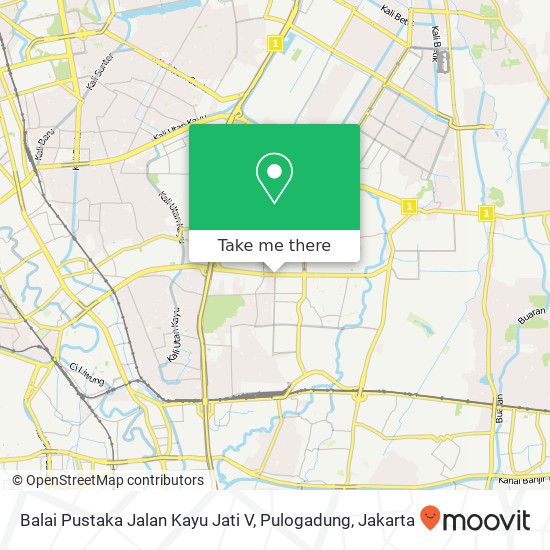 Balai Pustaka Jalan Kayu Jati V, Pulogadung map