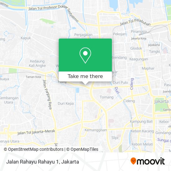 Jalan Rahayu Rahayu 1 map