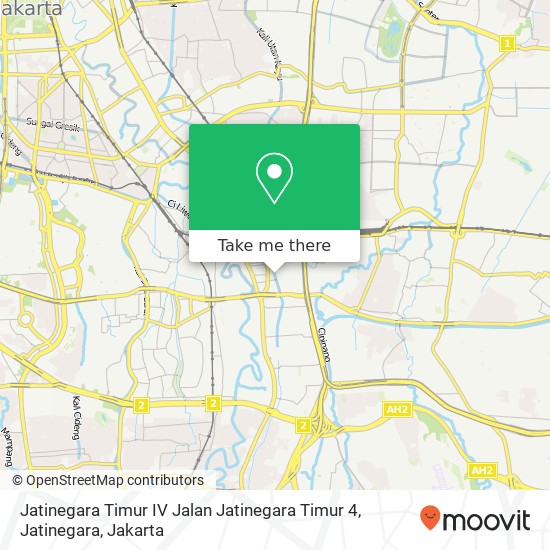 Jatinegara Timur IV Jalan Jatinegara Timur 4, Jatinegara map