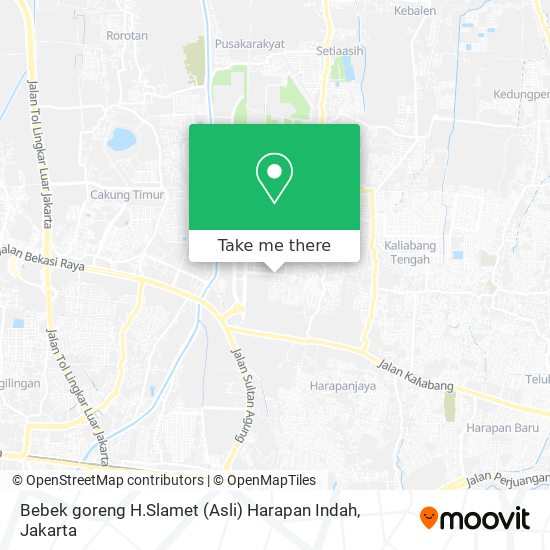 Bebek goreng H.Slamet (Asli) Harapan Indah map