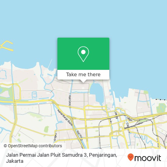 Jalan Permai Jalan Pluit Samudra 3, Penjaringan map