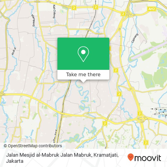 Jalan Mesjid al-Mabruk Jalan Mabruk, Kramatjati map