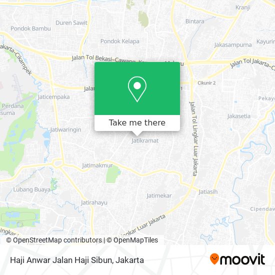 Haji Anwar Jalan Haji Sibun map