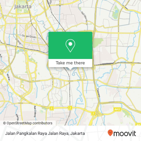 Jalan Pangkalan Raya Jalan Raya map