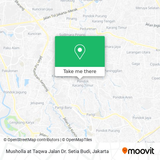 Musholla at Taqwa Jalan Dr. Setia Budi map