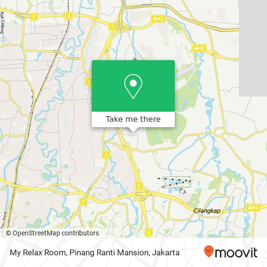 My Relax Room, Pinang Ranti Mansion map