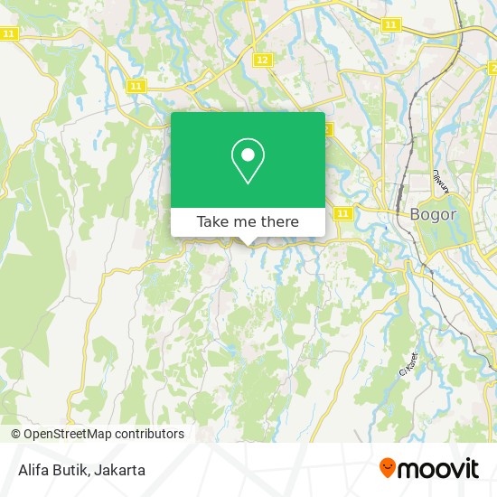 Alifa Butik map