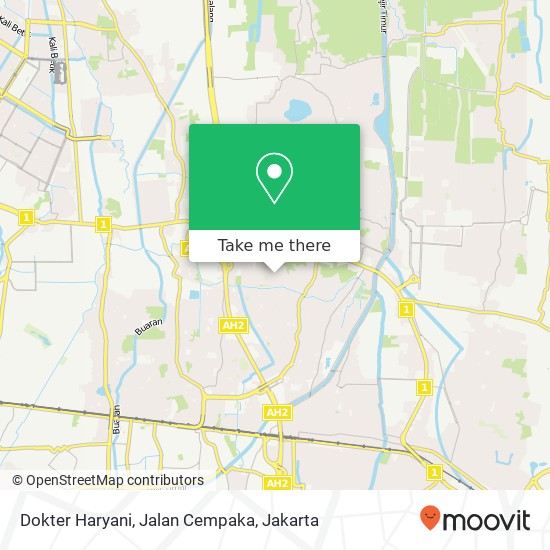 Dokter Haryani, Jalan Cempaka map