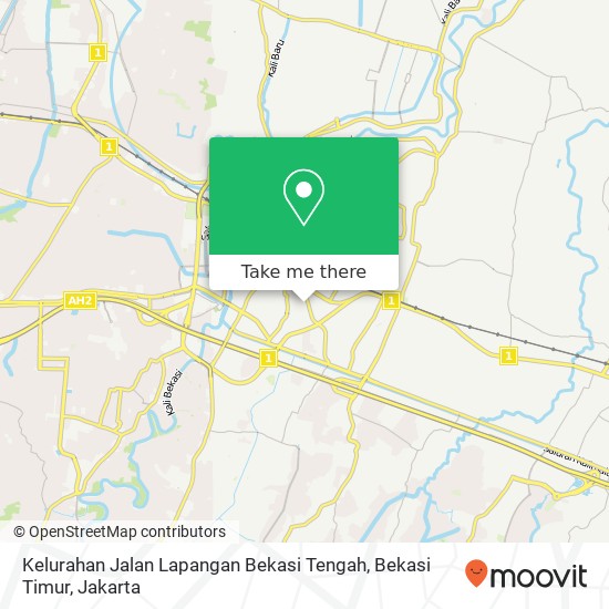 Kelurahan Jalan Lapangan Bekasi Tengah, Bekasi Timur map