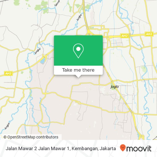 Jalan Mawar 2 Jalan Mawar 1, Kembangan map