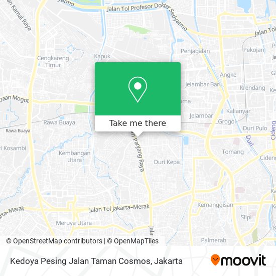 Kedoya Pesing Jalan Taman Cosmos map