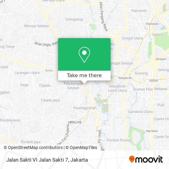 Jalan Sakti VI Jalan Sakti 7 map