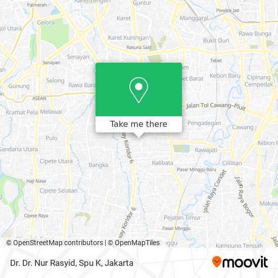 Dr. Dr. Nur Rasyid, Spu K map