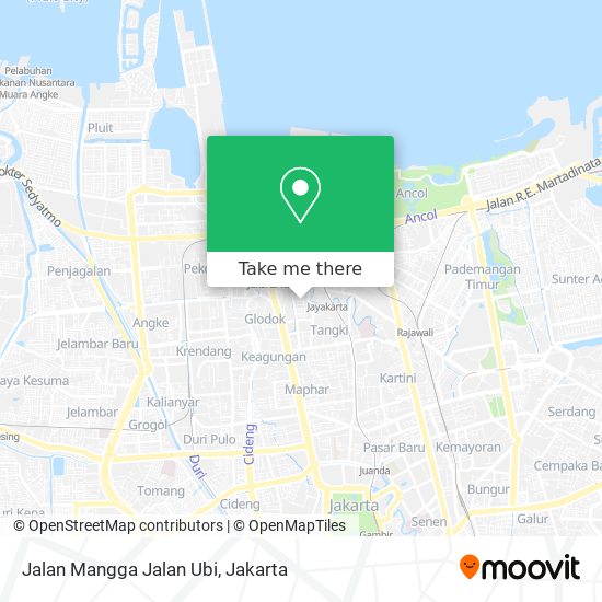 Jalan Mangga Jalan Ubi map