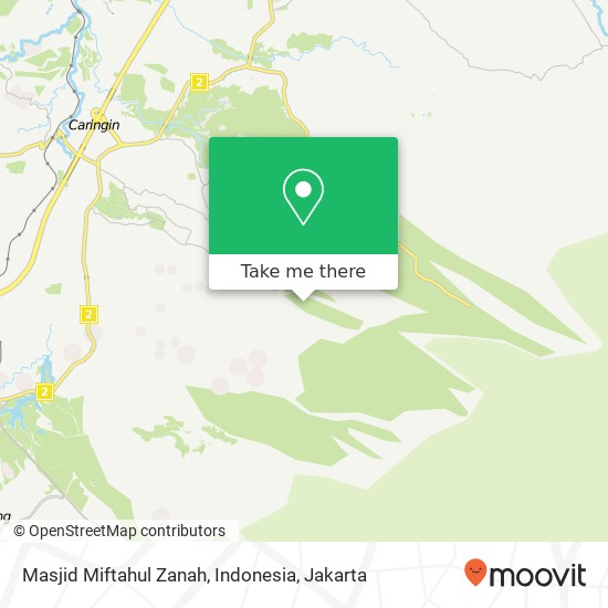 Masjid Miftahul Zanah, Indonesia map