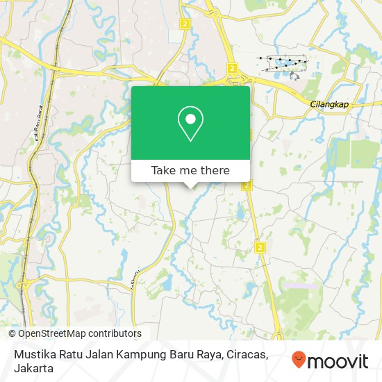 Mustika Ratu Jalan Kampung Baru Raya, Ciracas map