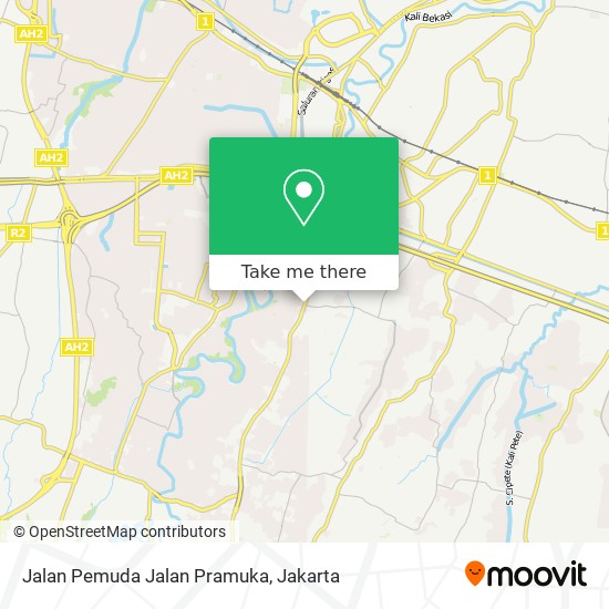 Jalan Pemuda Jalan Pramuka map