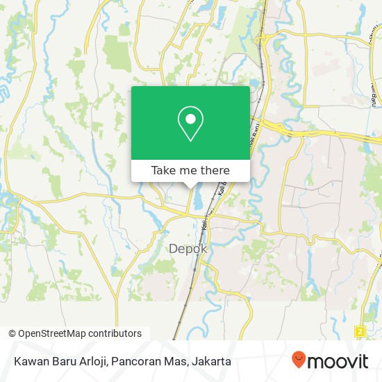 Kawan Baru Arloji, Pancoran Mas map