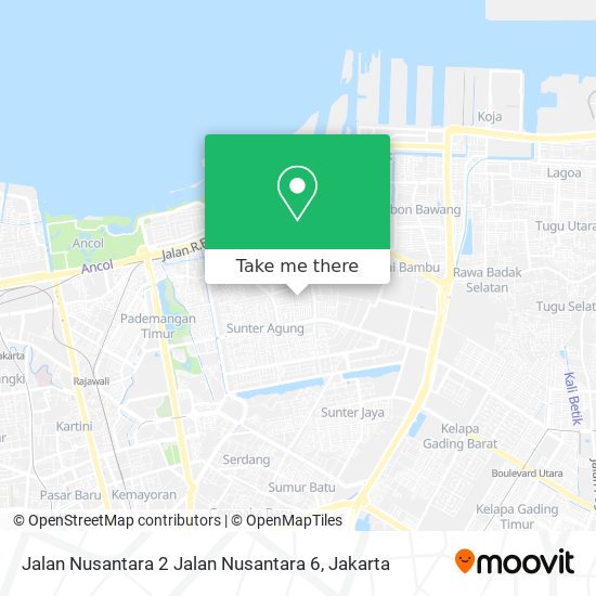 Jalan Nusantara 2 Jalan Nusantara 6 map