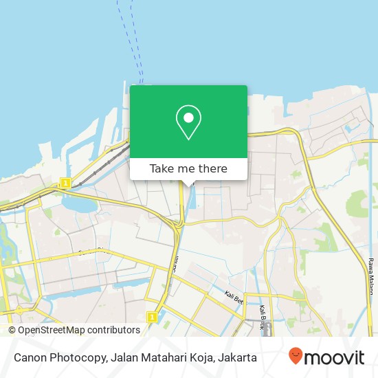 Canon Photocopy, Jalan Matahari Koja map