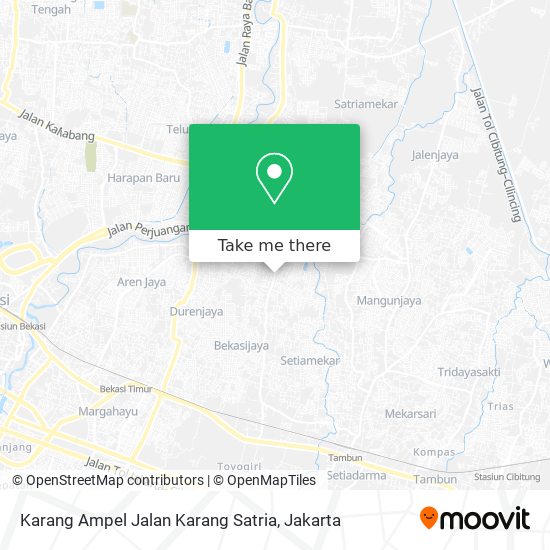 Karang Ampel Jalan Karang Satria map