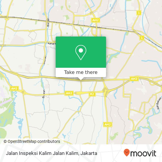 Jalan Inspeksi Kalim Jalan Kalim map