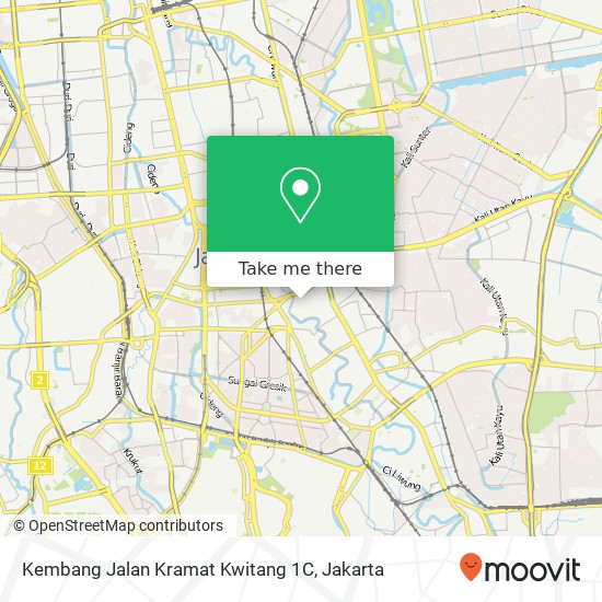 Kembang Jalan Kramat Kwitang 1C map