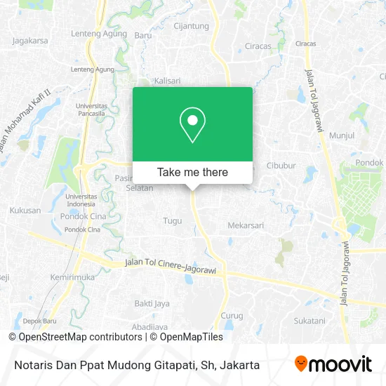 Notaris Dan Ppat Mudong Gitapati, Sh map