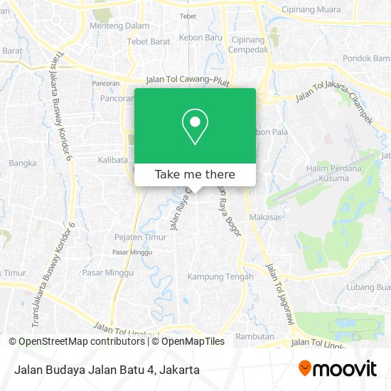 Jalan Budaya Jalan Batu 4 map