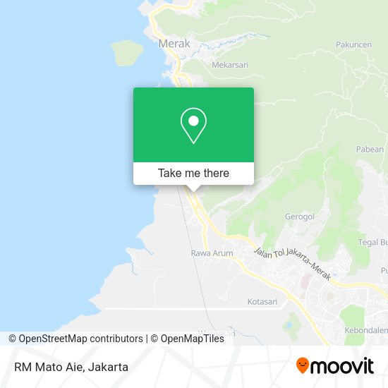 RM Mato Aie, Jalan Raya Pelabuhan Merak map