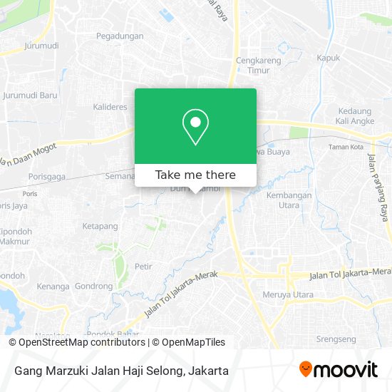 Gang Marzuki Jalan Haji Selong map