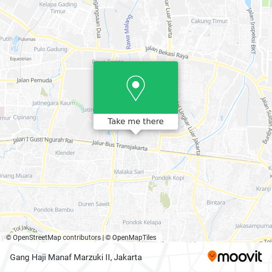 Gang Haji Manaf Marzuki II map