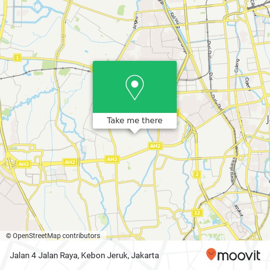 Jalan 4 Jalan Raya, Kebon Jeruk map