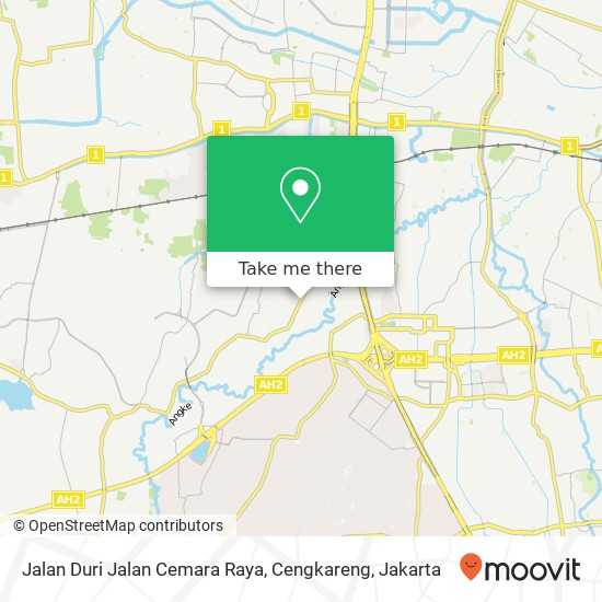 Jalan Duri Jalan Cemara Raya, Cengkareng map