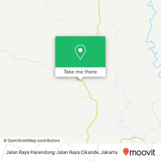 Jalan Raya Harendong Jalan Raya Cikande, Jawilan map