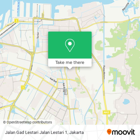 Jalan Gad Lestari Jalan Lestari 1 map