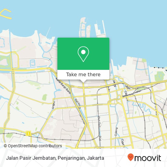 Jalan Pasir Jembatan, Penjaringan map