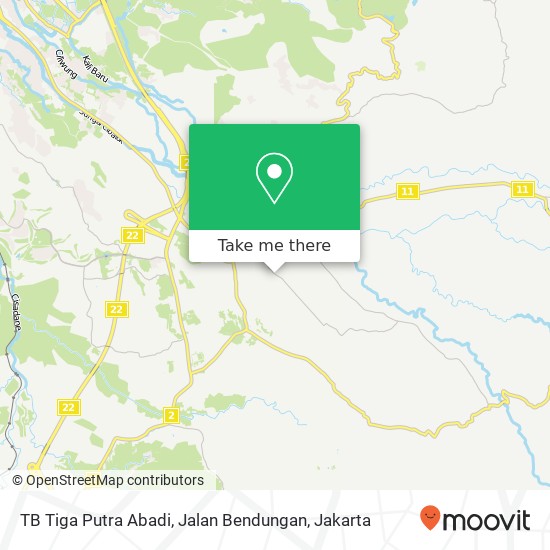 TB Tiga Putra Abadi, Jalan Bendungan map