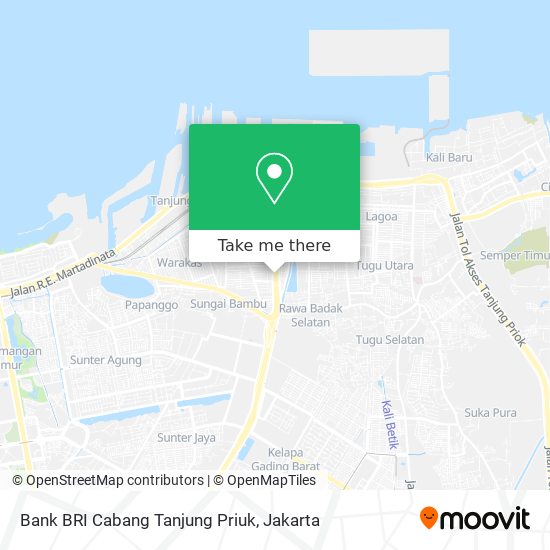 Bank BRI Cabang Tanjung Priuk map