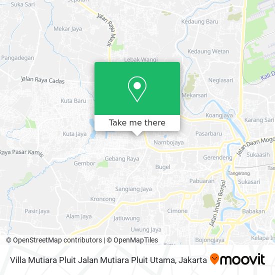 Villa Mutiara Pluit Jalan Mutiara Pluit Utama map